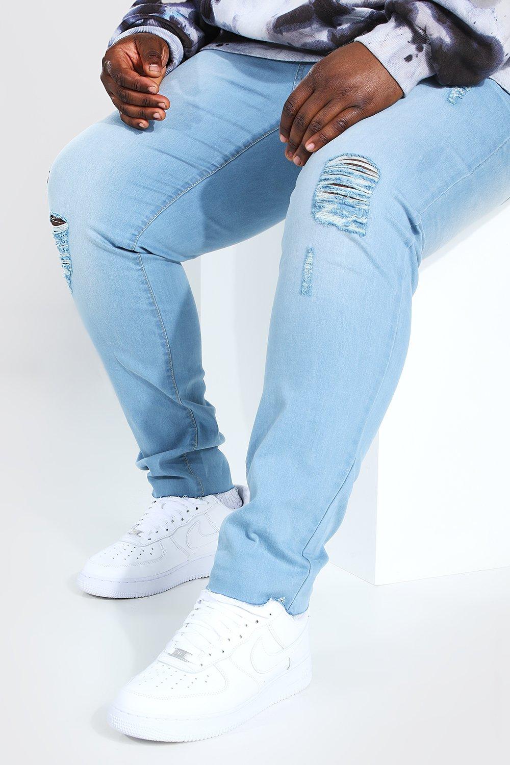 Jeans azzurro chiaro on sale uomo